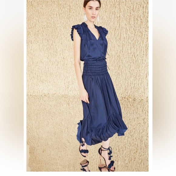 Ulla Johnson Dresses & Skirts - Ulla Johnson, Pleated Accents Midi Length Skirt, size 4